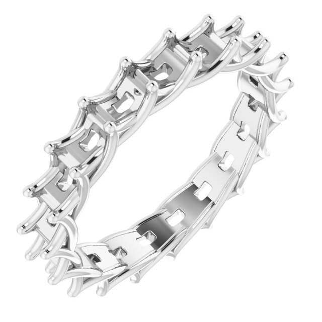 Woven-Design Eternity Band