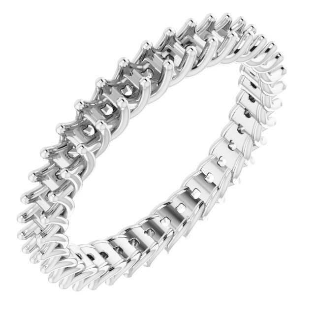 Woven-Design Eternity Band