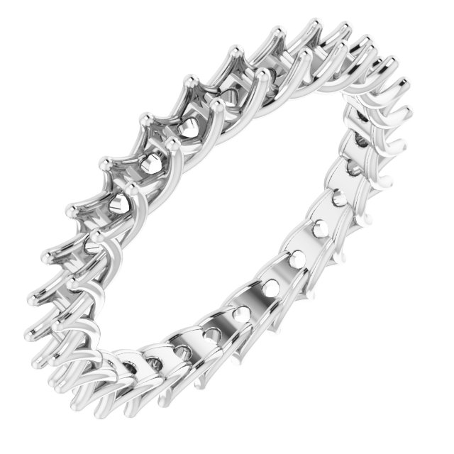 Woven-Design Eternity Band
