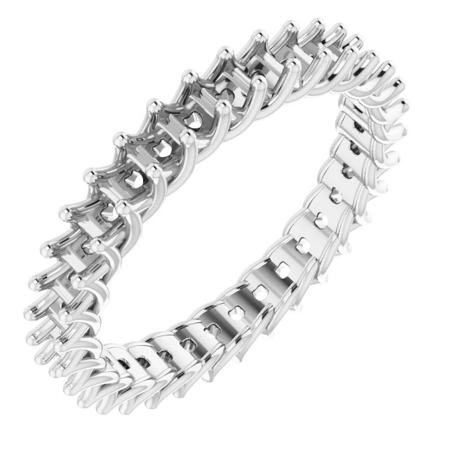 Woven-Design Eternity Band
