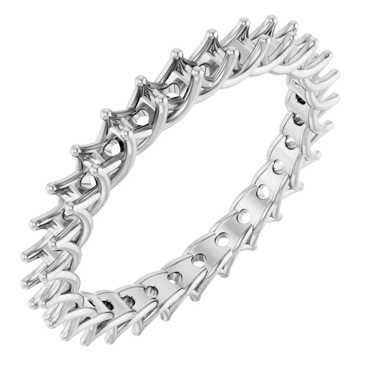 14K White 1.375 CTW Diamond Eternity Band Ref 14967695