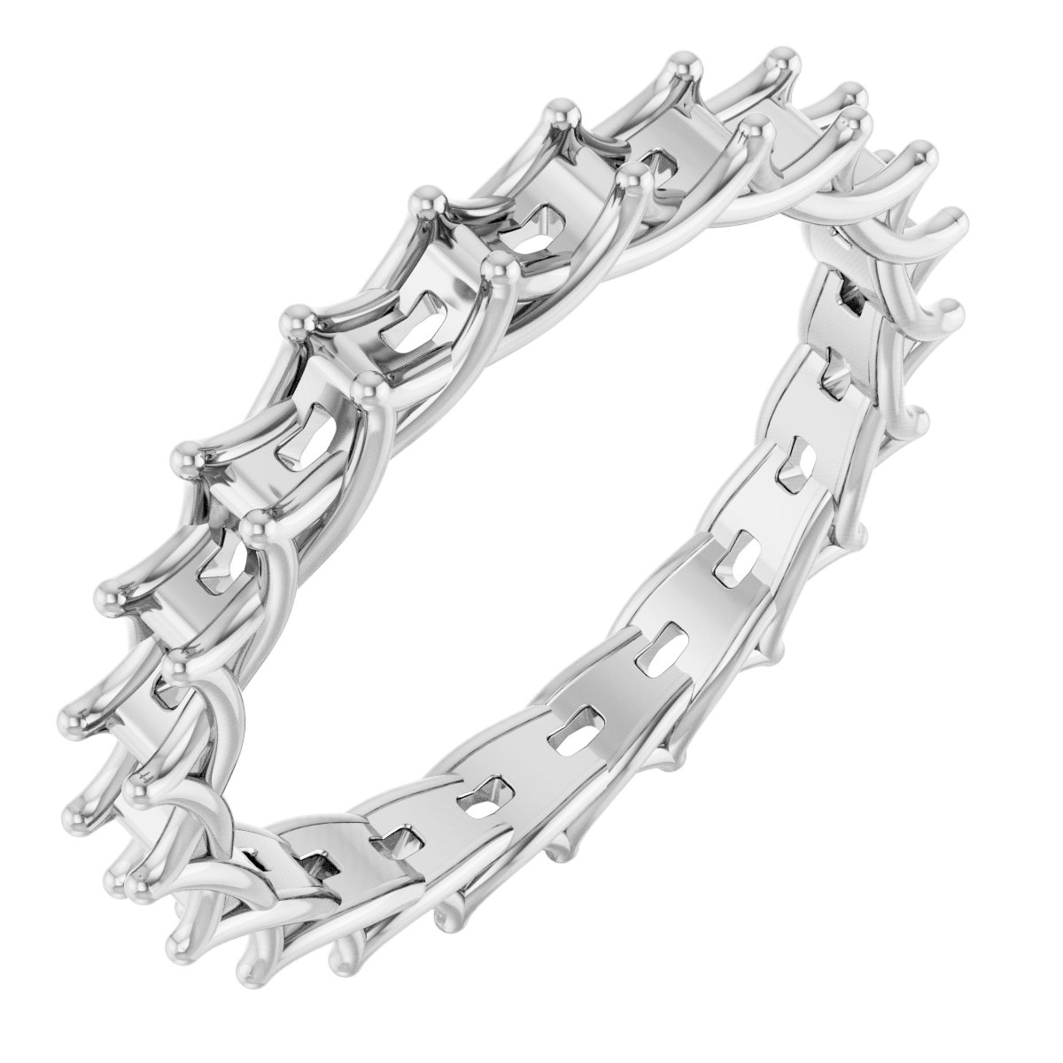 14K White .75 CTW Diamond Eternity Band Ref 14967740