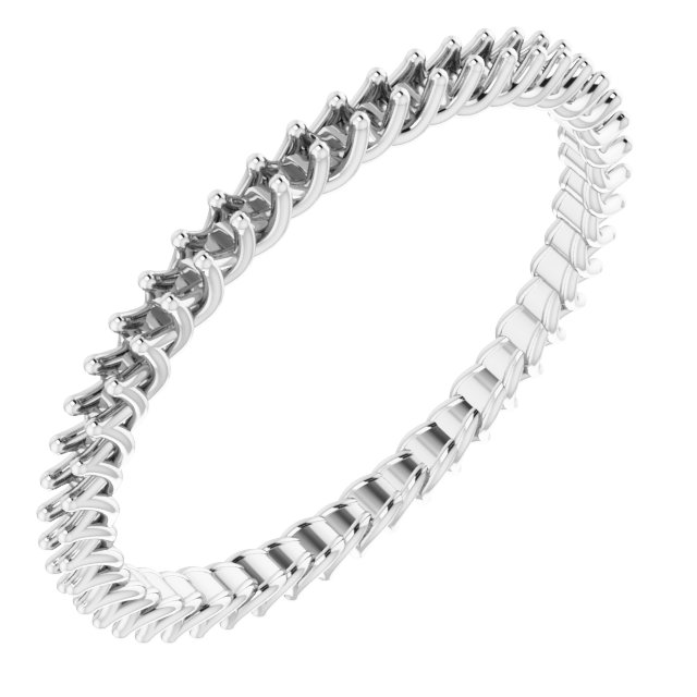 Woven-Design Eternity Band