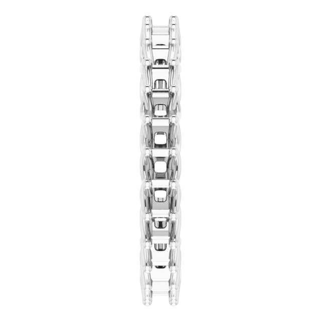 5x3 mm Emerald Eternity Band Mounting view 4