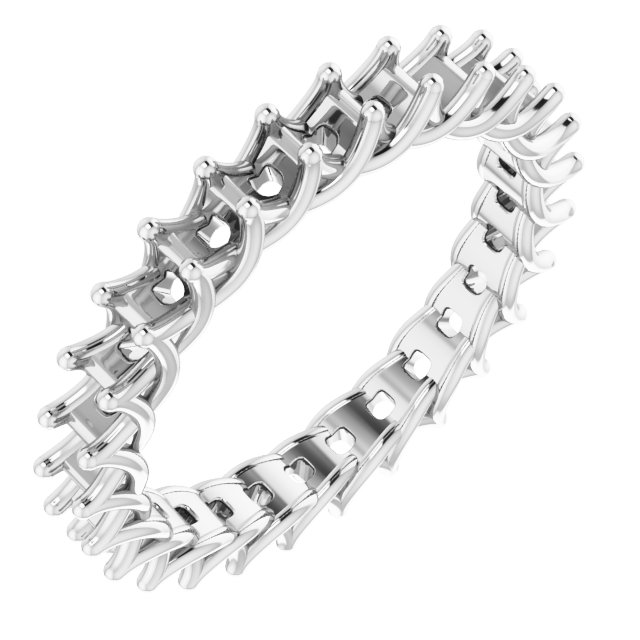 Woven-Design Eternity Band