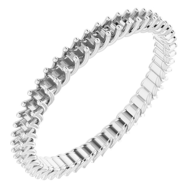 Woven-Design Eternity Band
