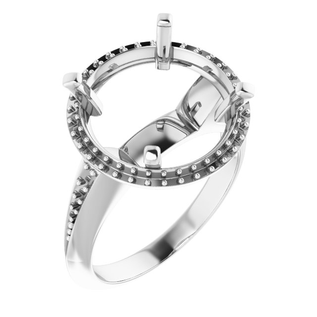 Halo-Style Engagement Ring