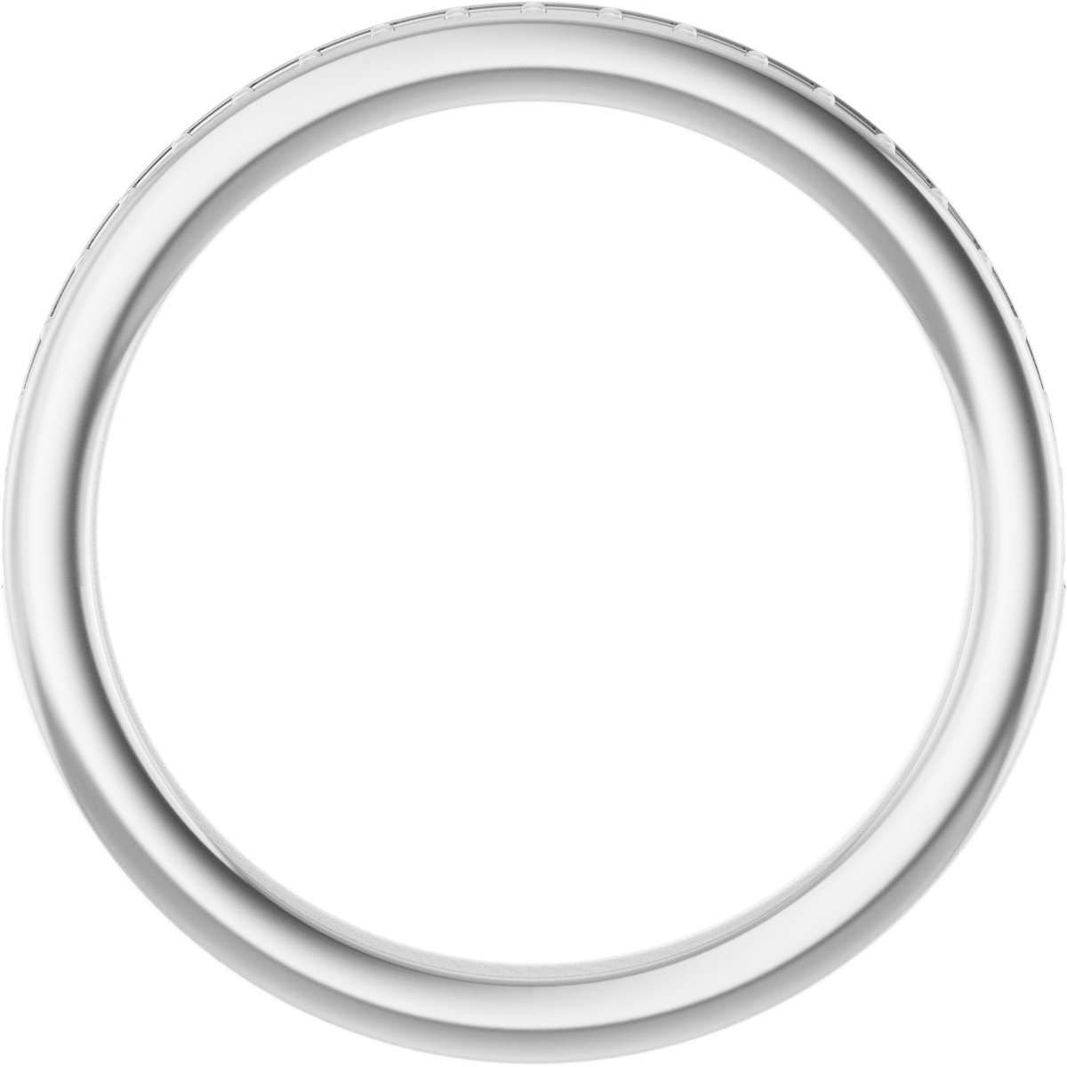 Band Mounting for 7x7 mm Heart Ring view 2