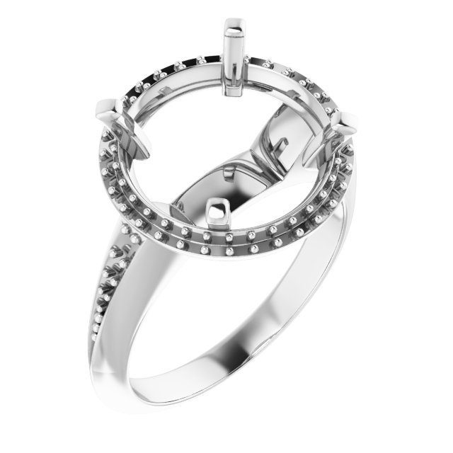 Halo-Style Engagement Ring