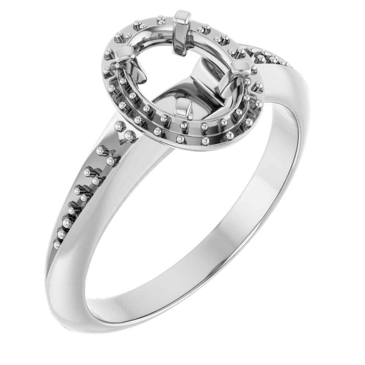 Halo-Style Engagement Ring