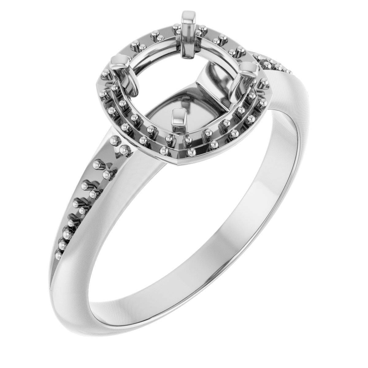 Halo-Style Engagement Ring