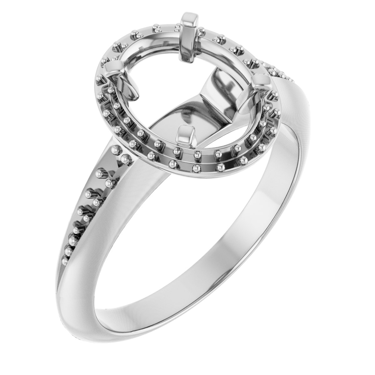 Halo-Style Engagement Ring