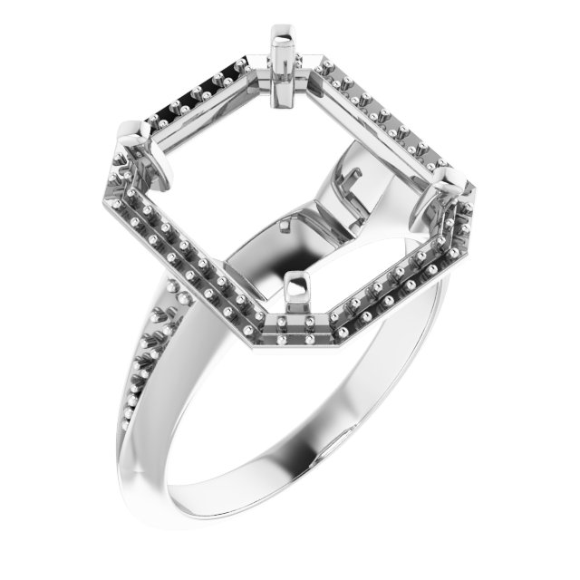 Halo-Style Engagement Ring