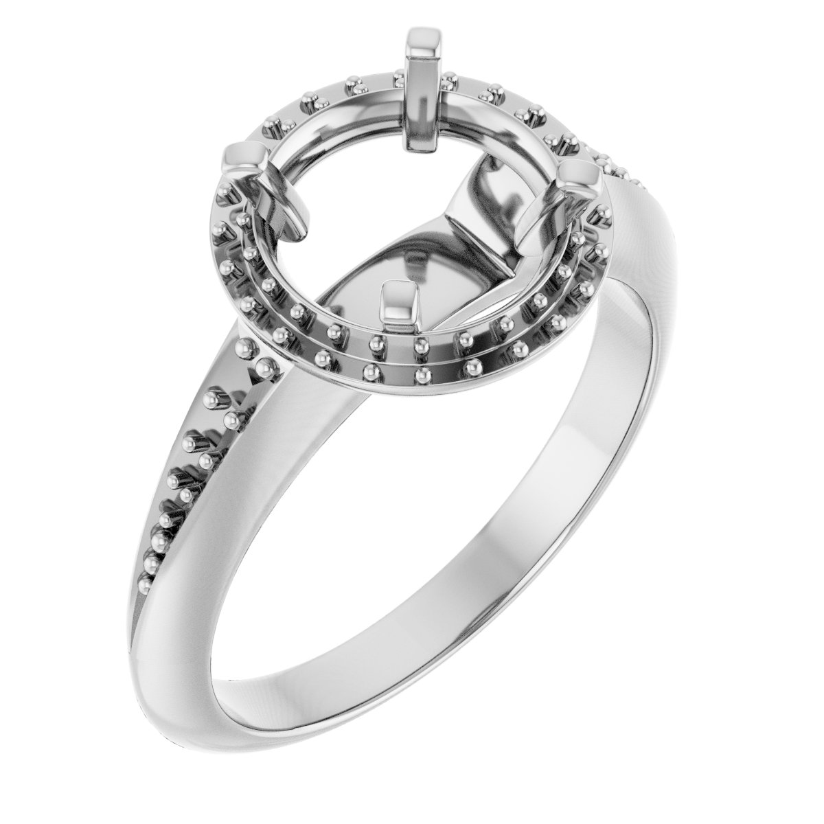 Halo-Style Engagement Ring