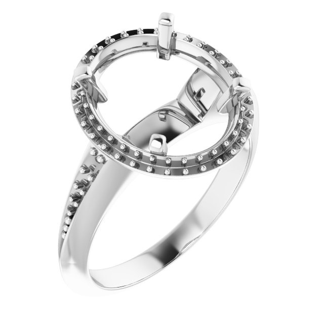Halo-Style Engagement Ring