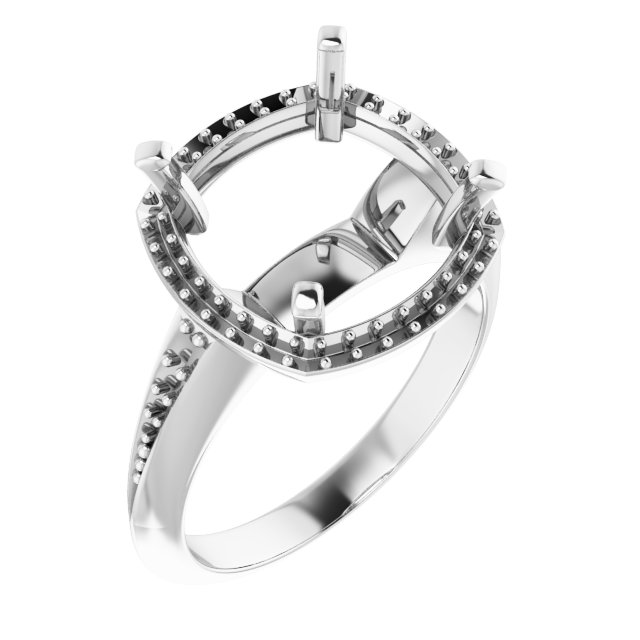 Halo-Style Engagement Ring