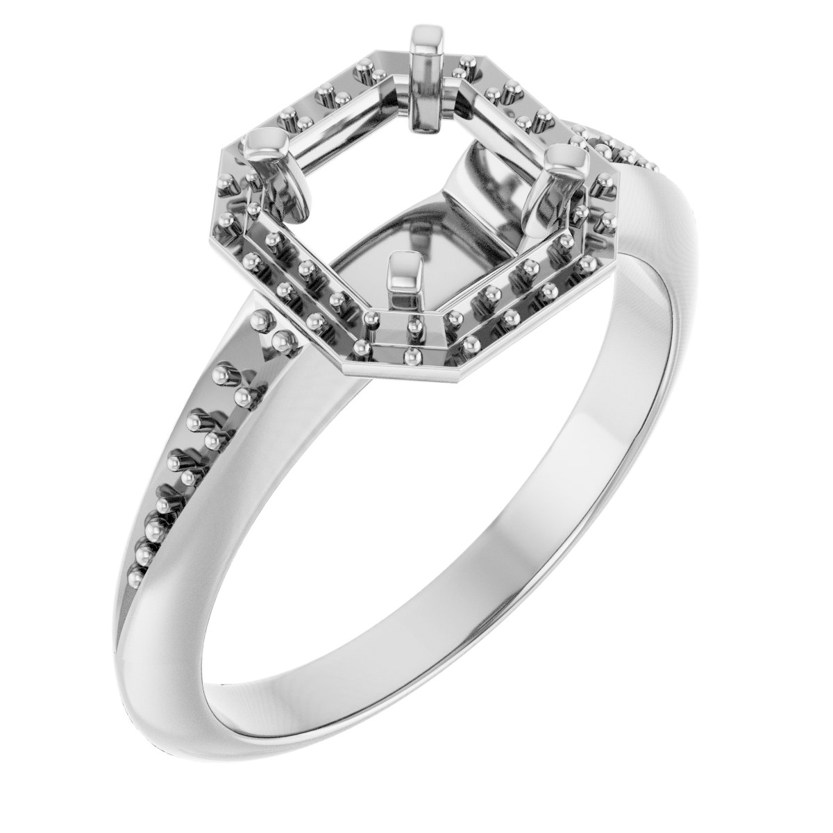 Halo-Style Engagement Ring