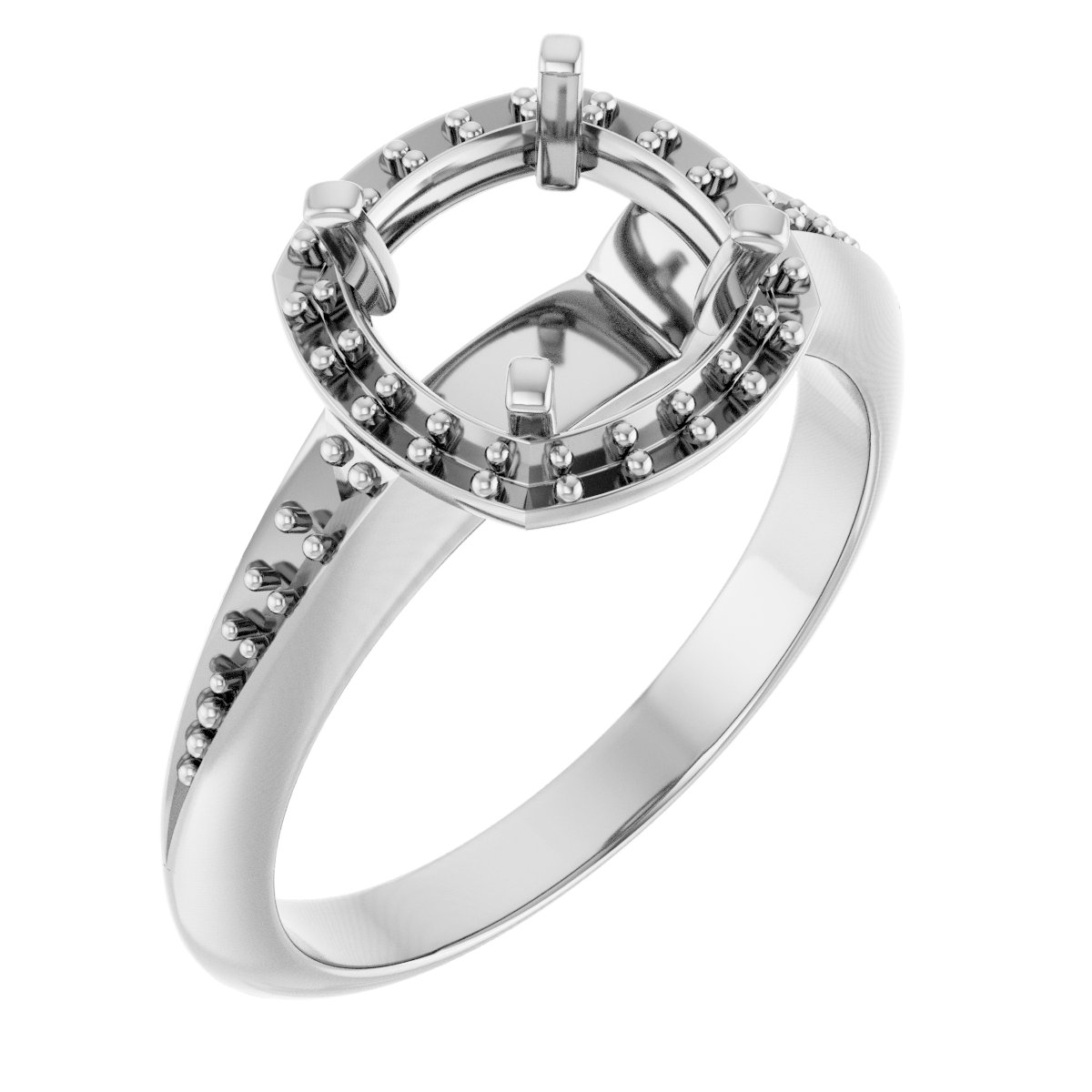 Halo-Style Engagement Ring