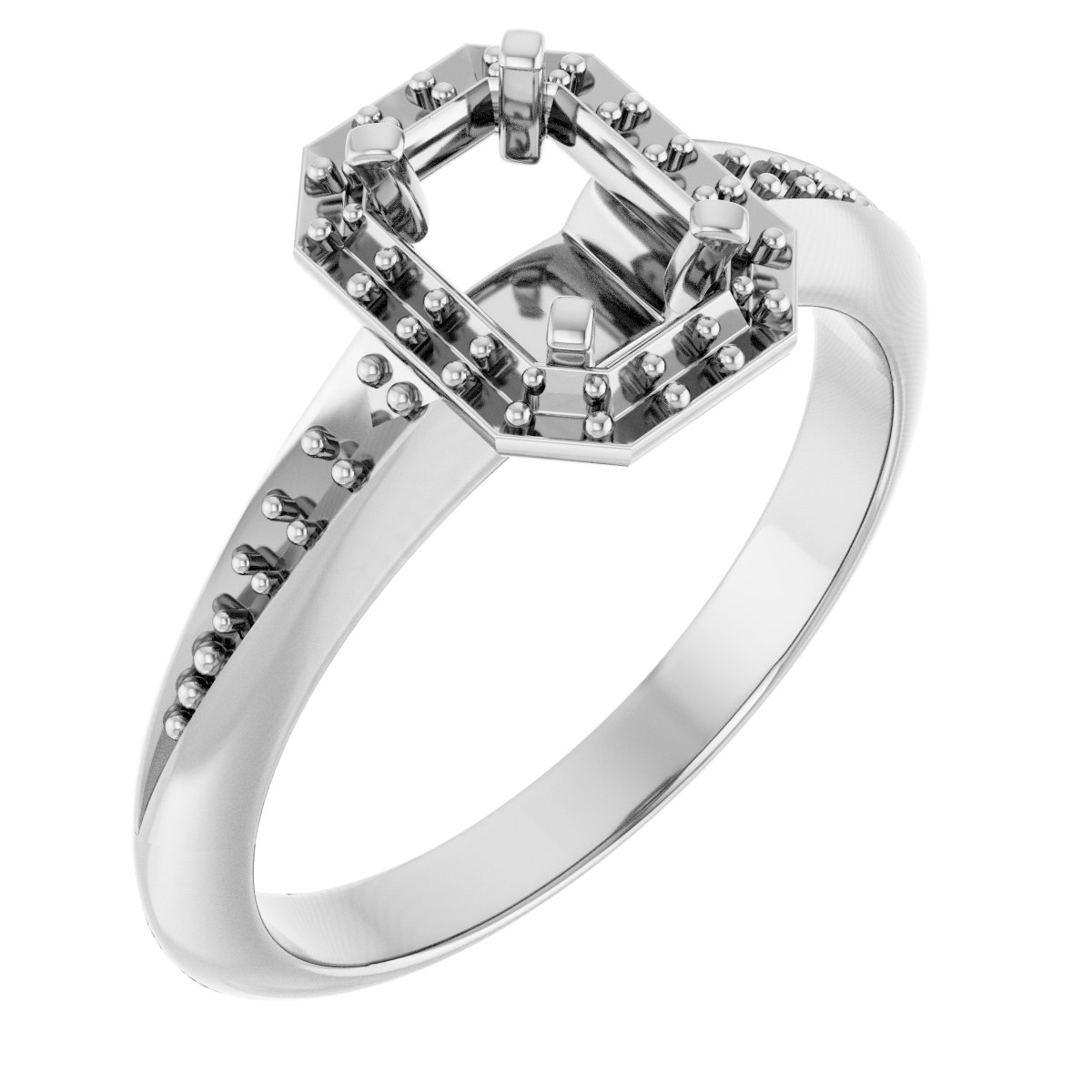 Halo-Style Engagement Ring