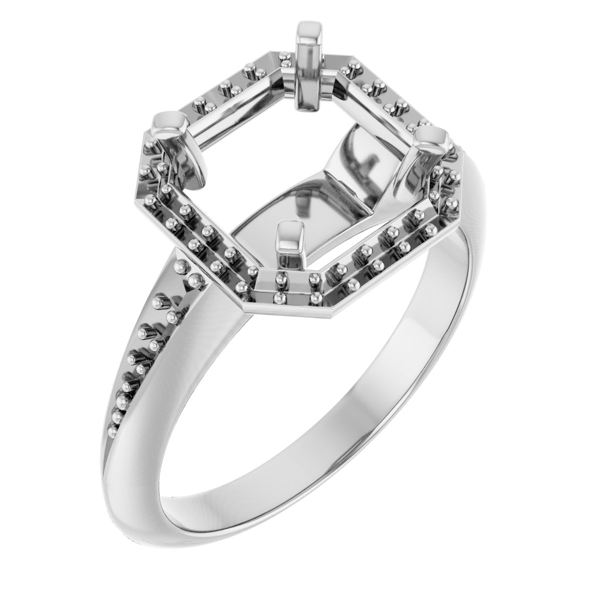Halo-Style Engagement Ring
