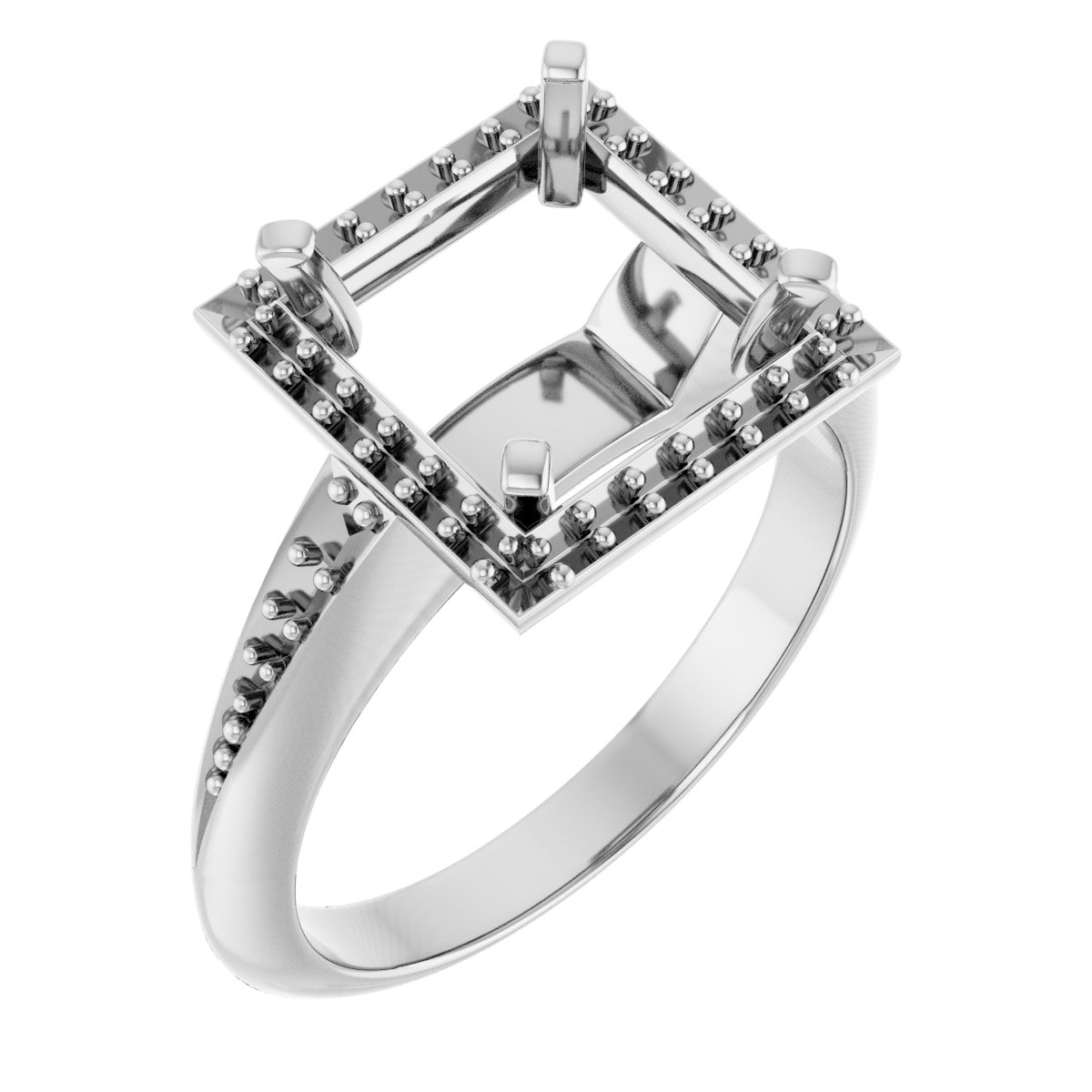 Halo-Style Engagement Ring
