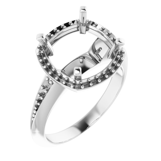 Halo-Style Engagement Ring