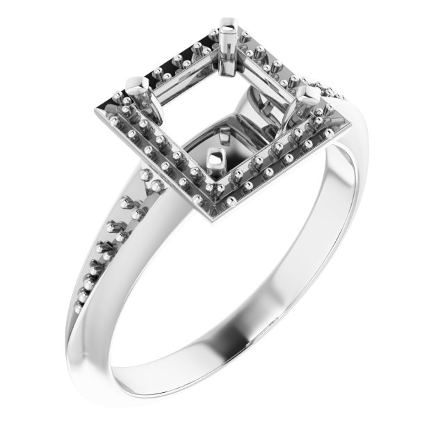 Halo-Style Engagement Ring