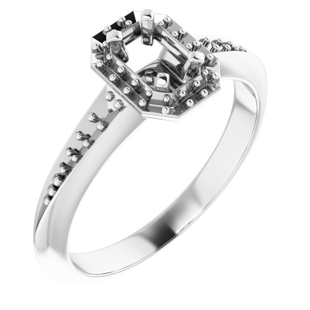 14k White Gold