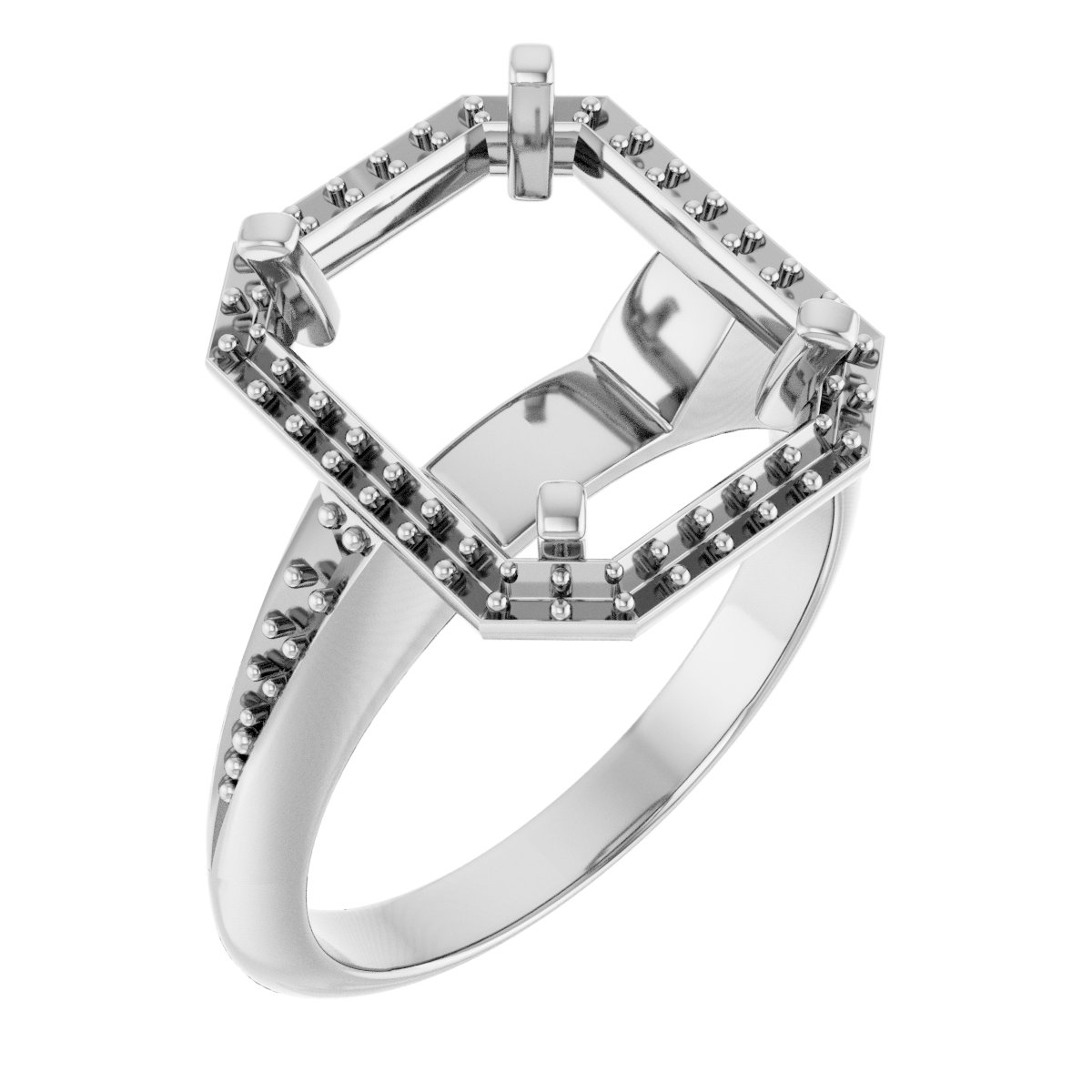 Halo-Style Engagement Ring