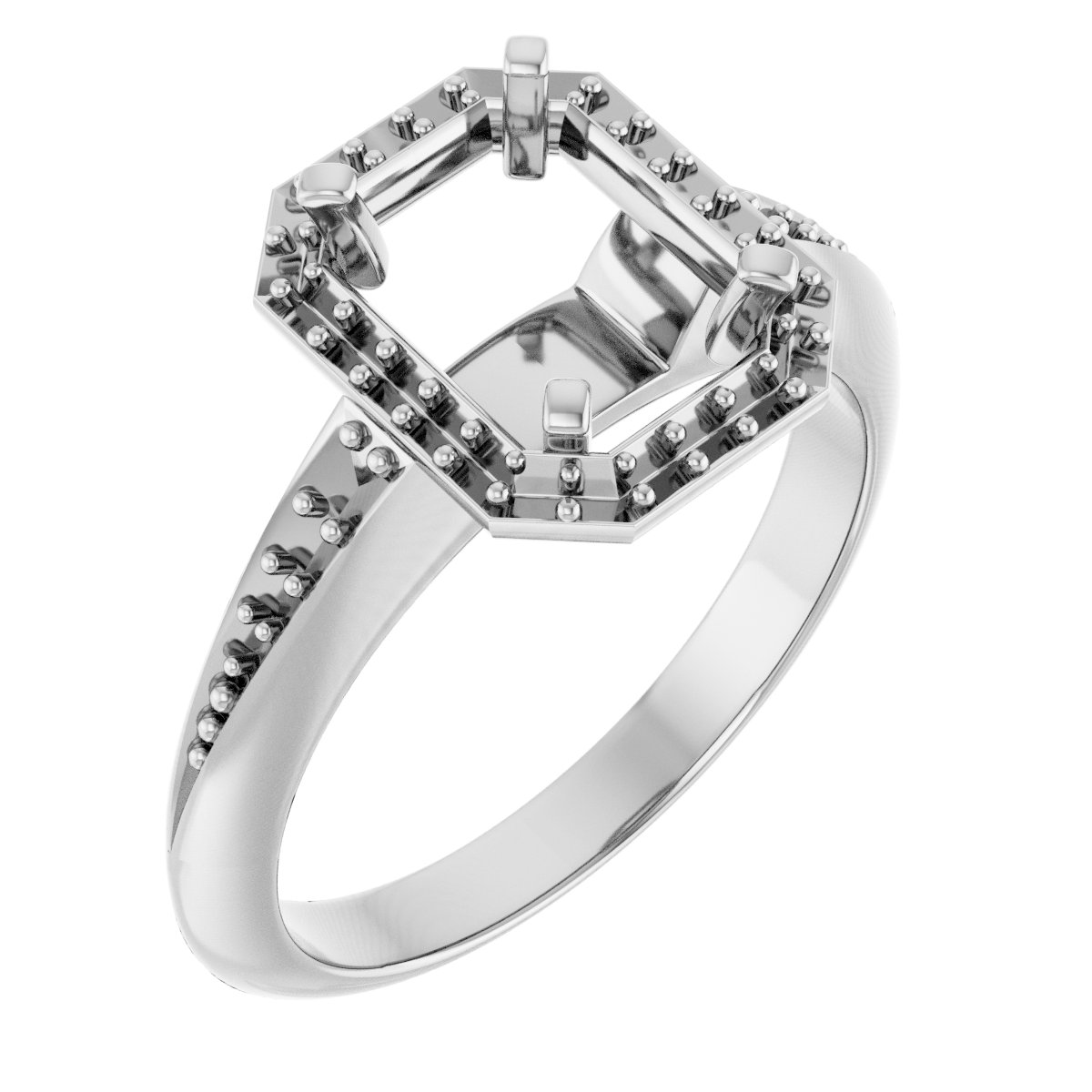 Halo-Style Engagement Ring