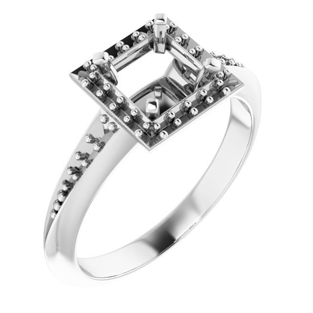 Halo-Style Engagement Ring