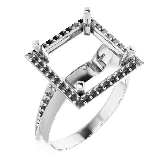 Halo-Style Engagement Ring