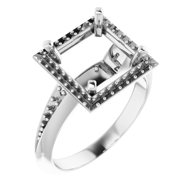 Halo-Style Engagement Ring