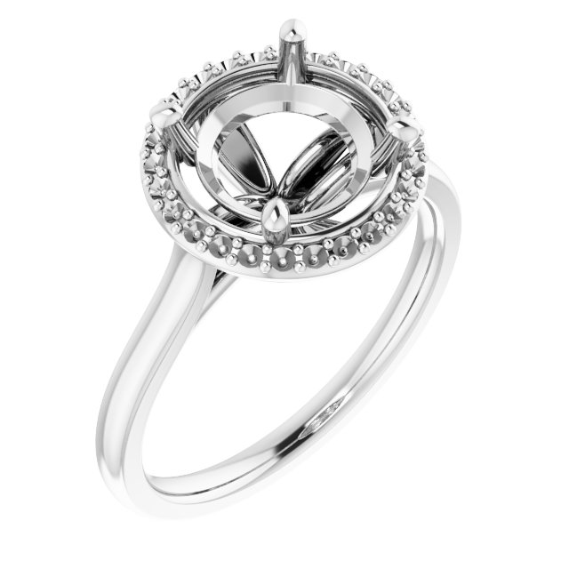Halo-Style Engagement Ring