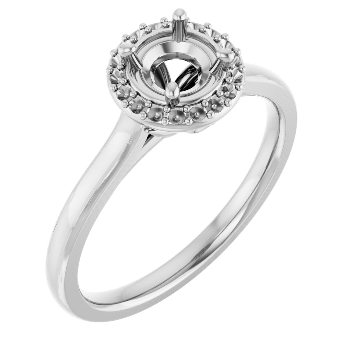 Halo-Style Engagement Ring