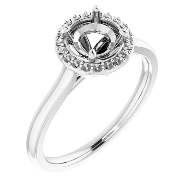 Halo-Style Engagement Ring