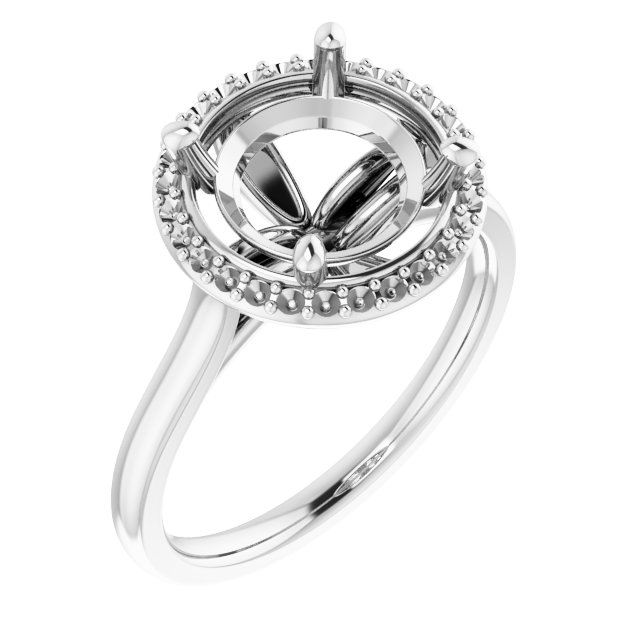 Halo-Style Engagement Ring