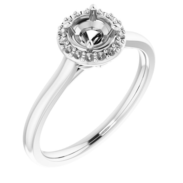Halo-Style Engagement Ring