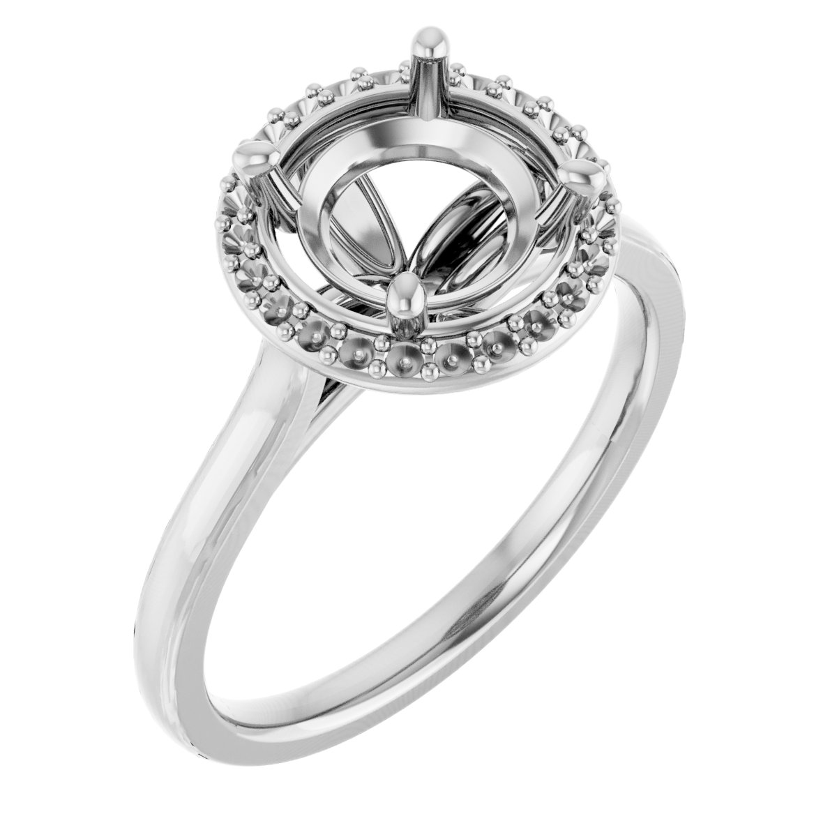 Halo-Style Engagement Ring