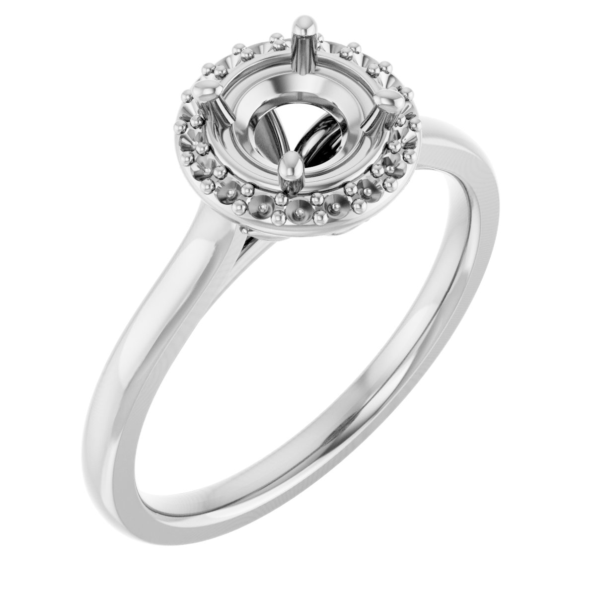 Halo-Style Engagement Ring