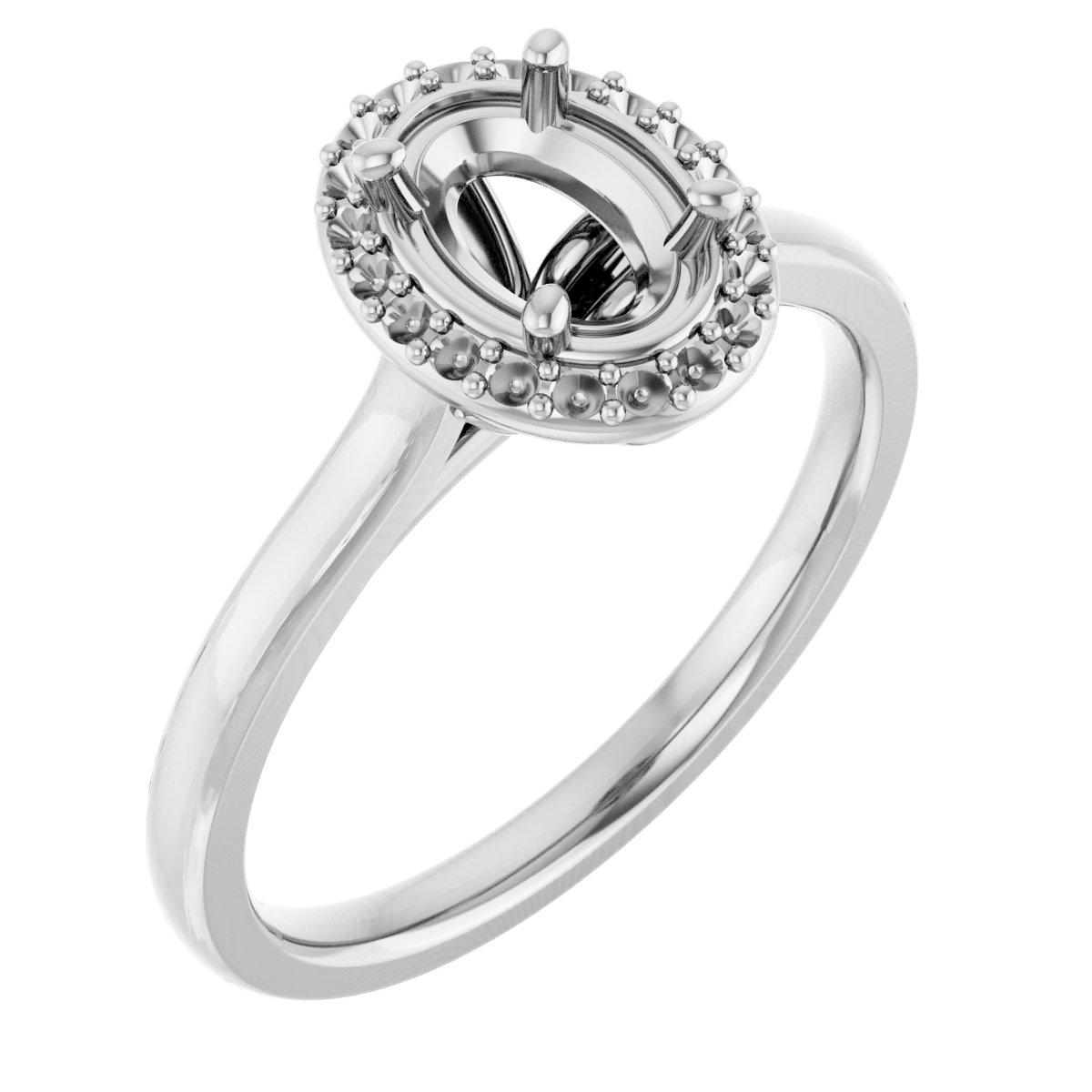 Halo-Style Engagement Ring