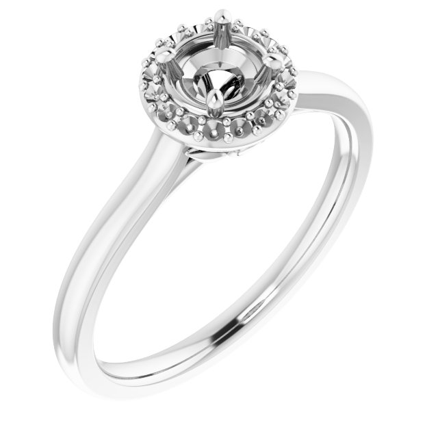 Halo-Style Engagement Ring