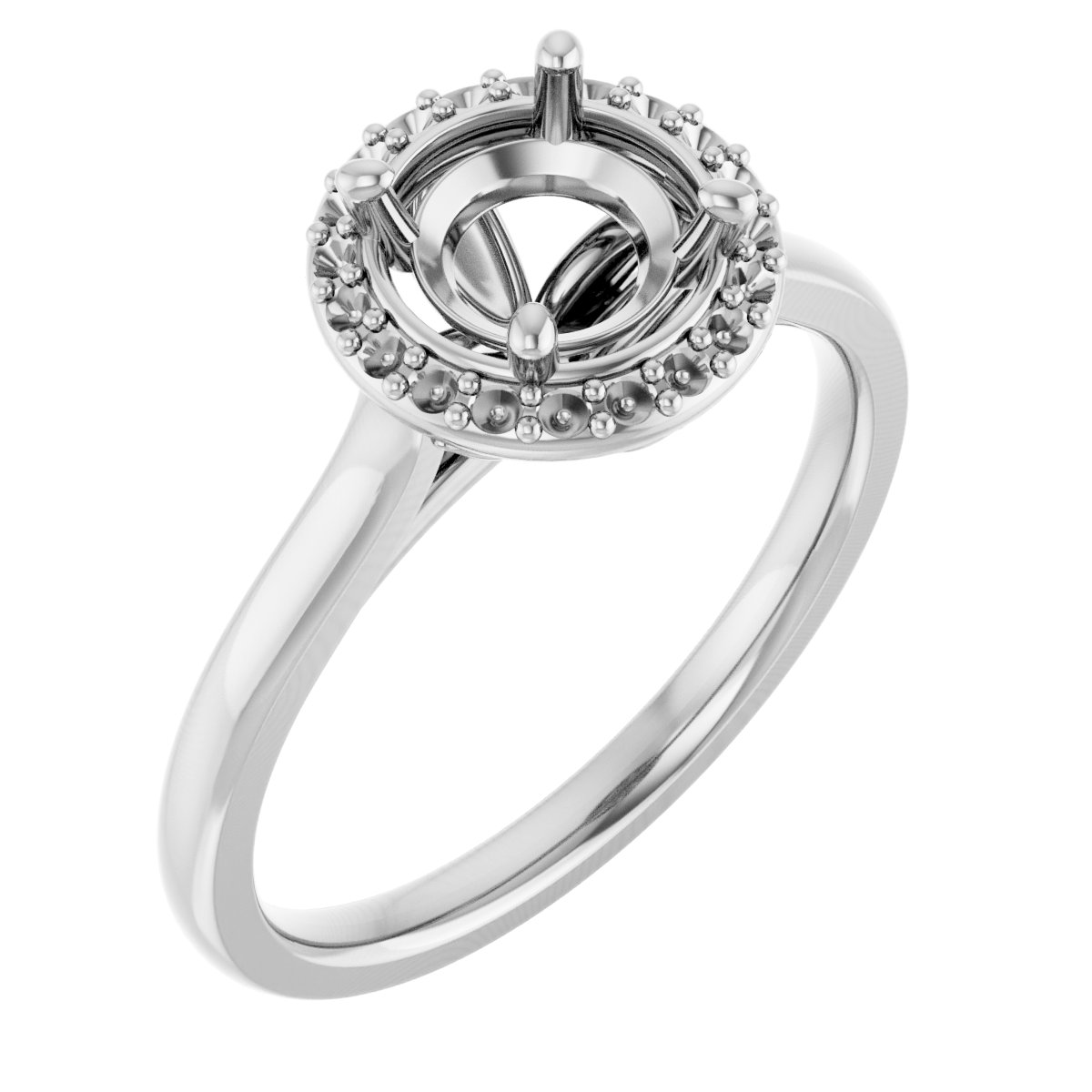 Halo-Style Engagement Ring