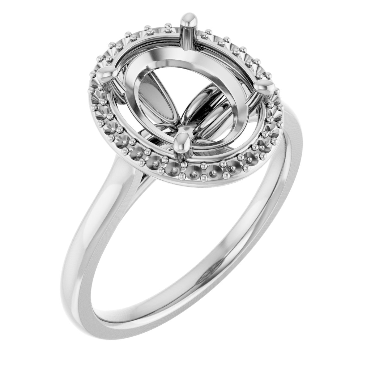 Halo-Style Engagement Ring