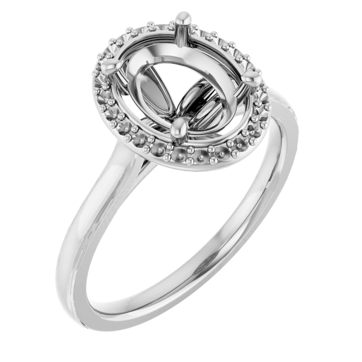 Halo-Style Engagement Ring