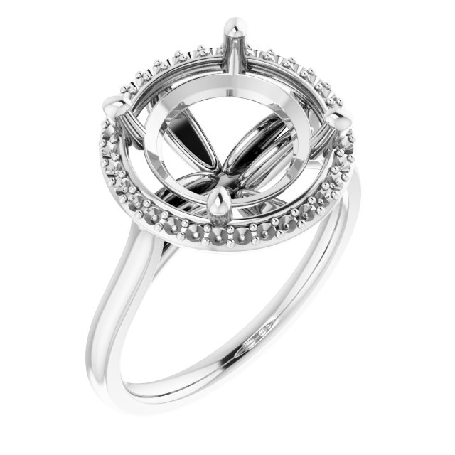 Halo-Style Engagement Ring