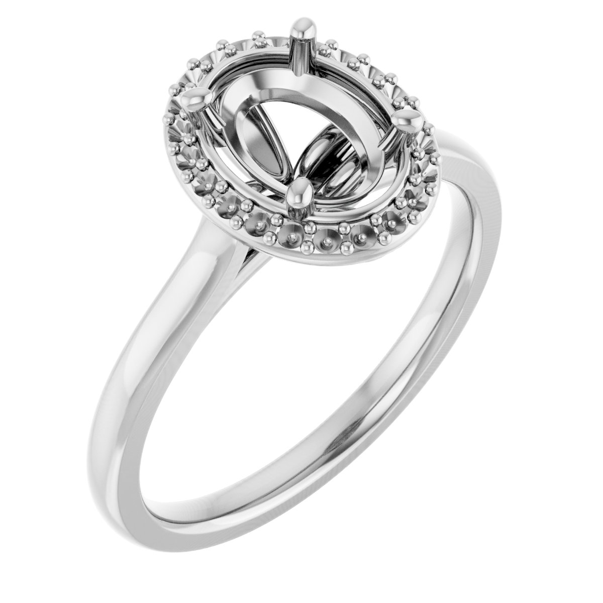 Halo-Style Engagement Ring