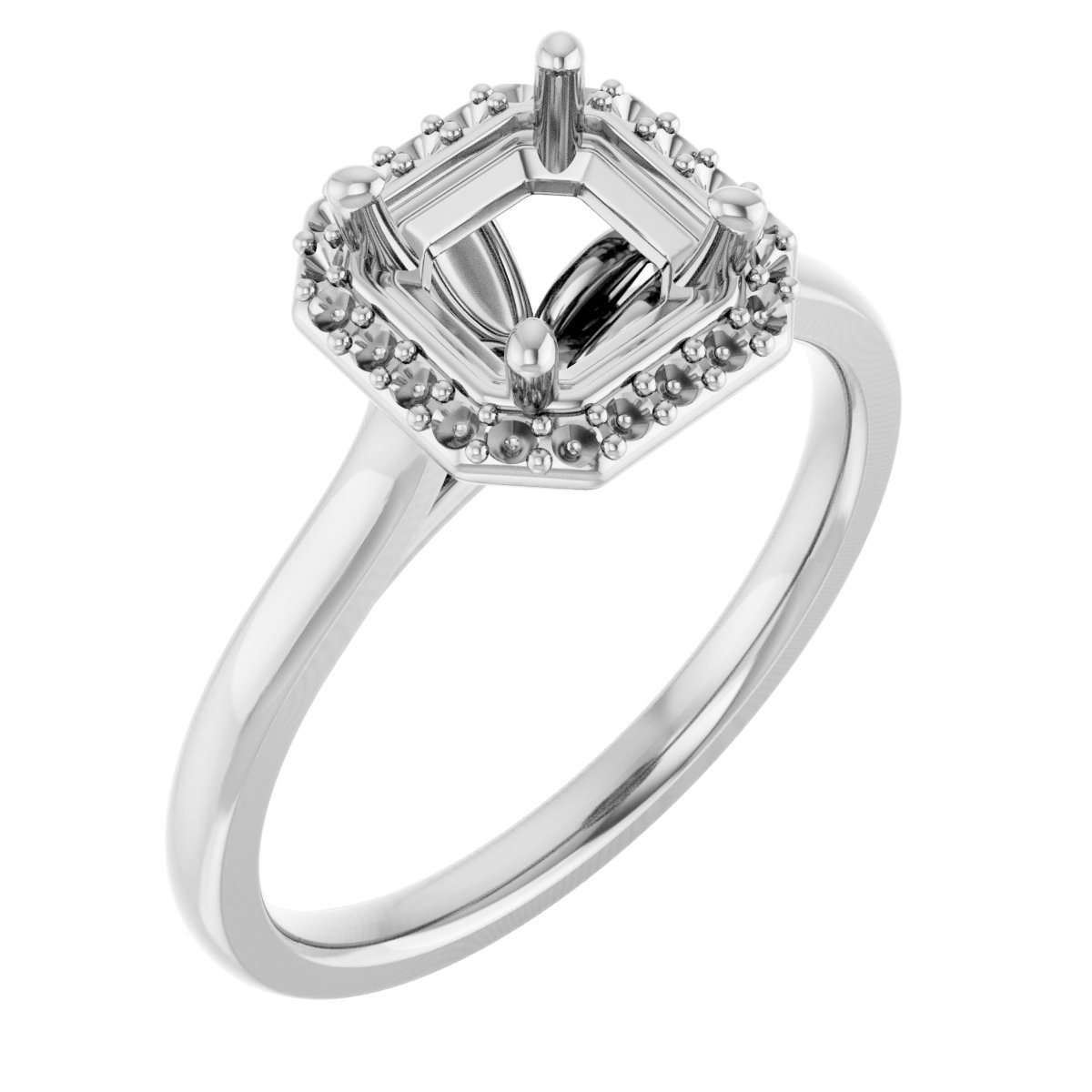 Halo-Style Engagement Ring