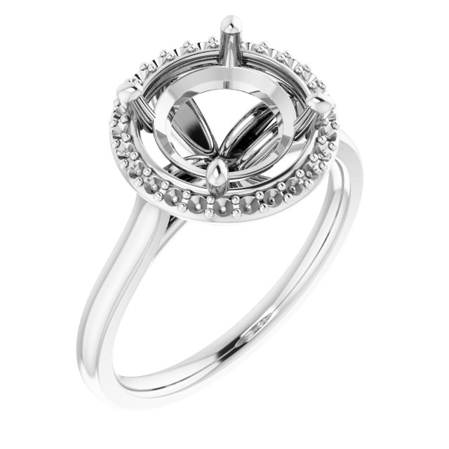Halo-Style Engagement Ring