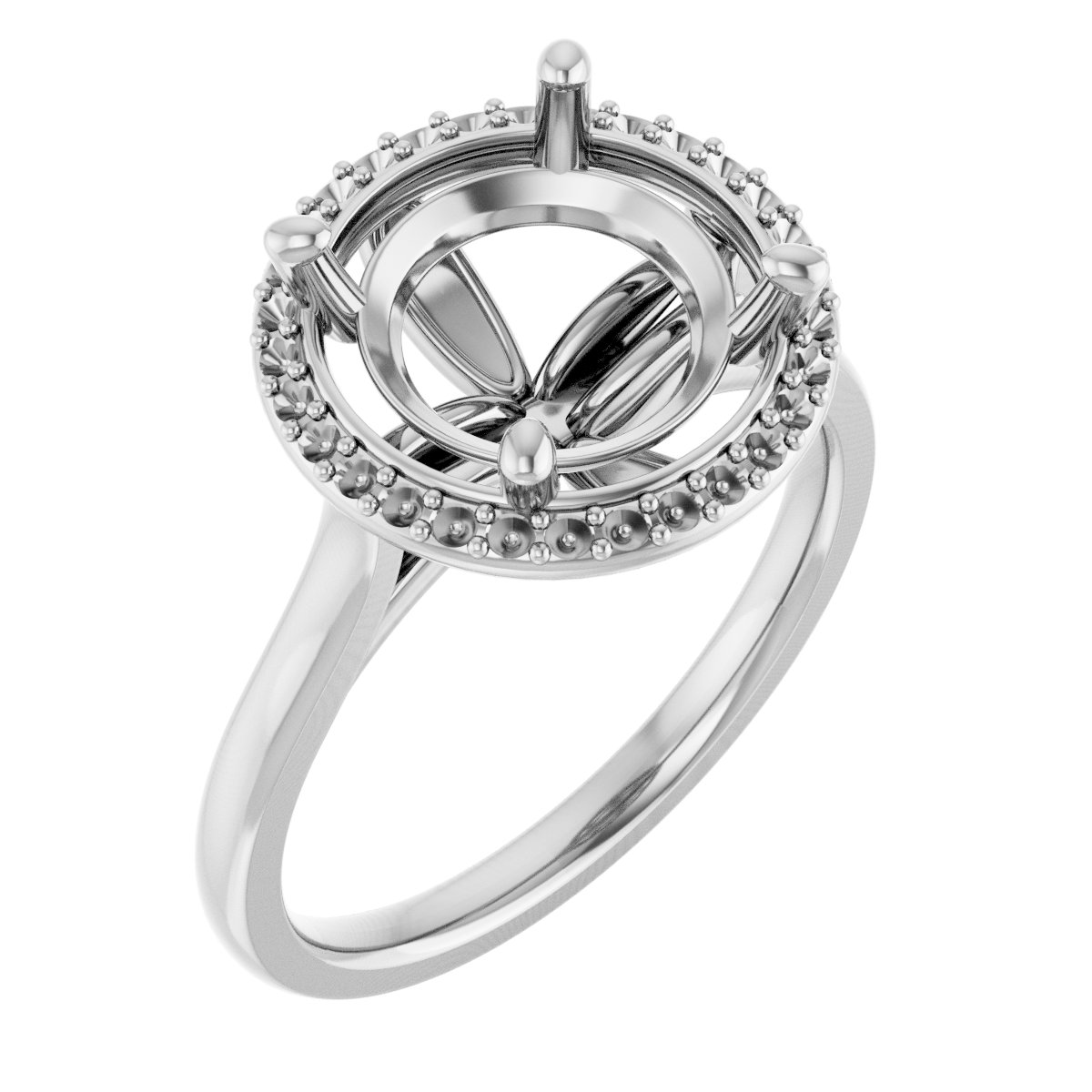 Halo-Style Engagement Ring
